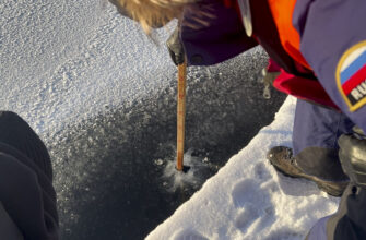Безопасная толщина льда для рыбалки
